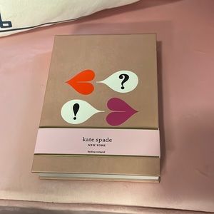 NWT kate spade heart lips desk notepad